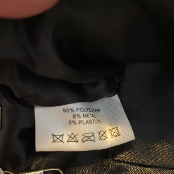 LADIES HANDBAG BLACK WITH FRONT DETAILED BOW - Picture 3 of 6